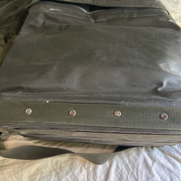 Vintage  military bundle insulated cooler bag Duffle backpack 3 mess trays - Picture 1 of 9